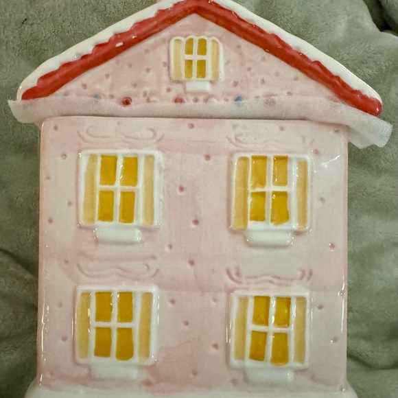 12 STRAWBERRY ST. CHRISTMAS HOLIDAY GINGERBREAD CANDY HOUSE COOKIE JAR/CANISTER - Picture 8 of 14